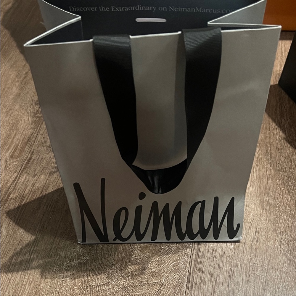 Neiman Marcus Black and White Men's Tote